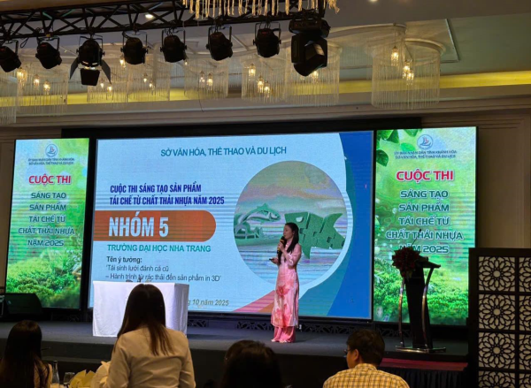 Giải nhì cuộc thi Sáng tạo sản phẩm tái chế từ chất thải nhựa năm 2025