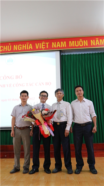 CÔNG BỐ QUYẾT ĐỊNH VỀ CÔNG TÁC CÁN BỘ VIỆN TRƯỞNG VIỆN KHOA HỌC VÀ CÔNG NGHỆ KHAI THÁC THUỶ SẢN