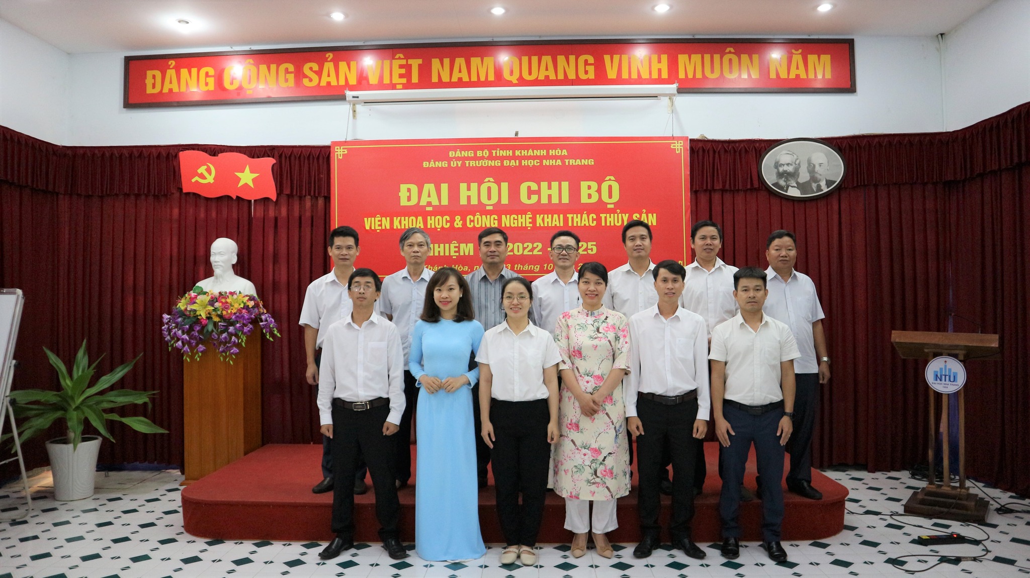 Tổ chức thành công Đại hội Chi bộ viện Khoa học và công nghệ Khai thác thủy sản nhiệm kỳ 2022-2025.