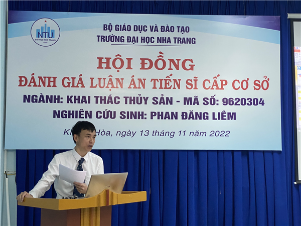 Bảo vệ Luận án Tiến sĩ cấp cơ sở của NCS Phan Đăng Liêm