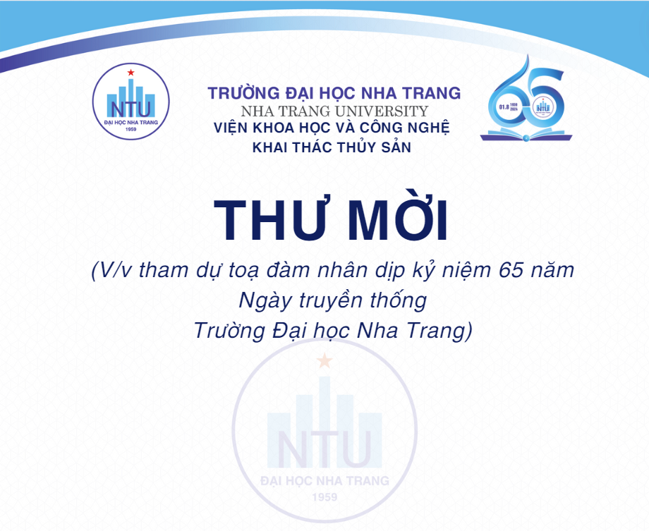 Kỷ niệm 65 năm Ngày truyền thống Trường Đại học Nha Trang