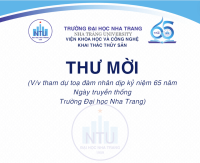 Kỷ niệm 65 năm Ngày truyền thống Trường Đại học Nha Trang