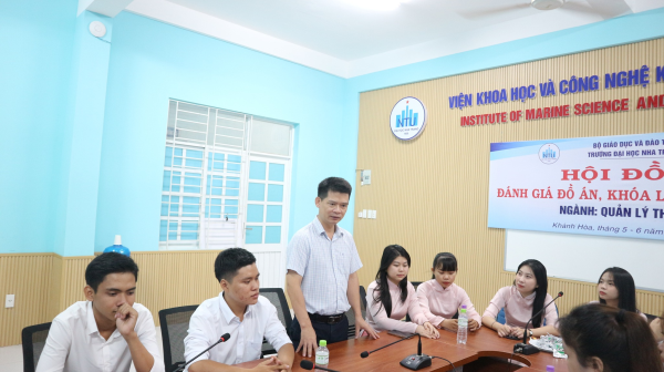 Bảo vệ đồ án tốt nghiệp ngành Quản lý và Khai thác Thủy sản: Cột mốc quan trọng trên hành trình sự nghiệp